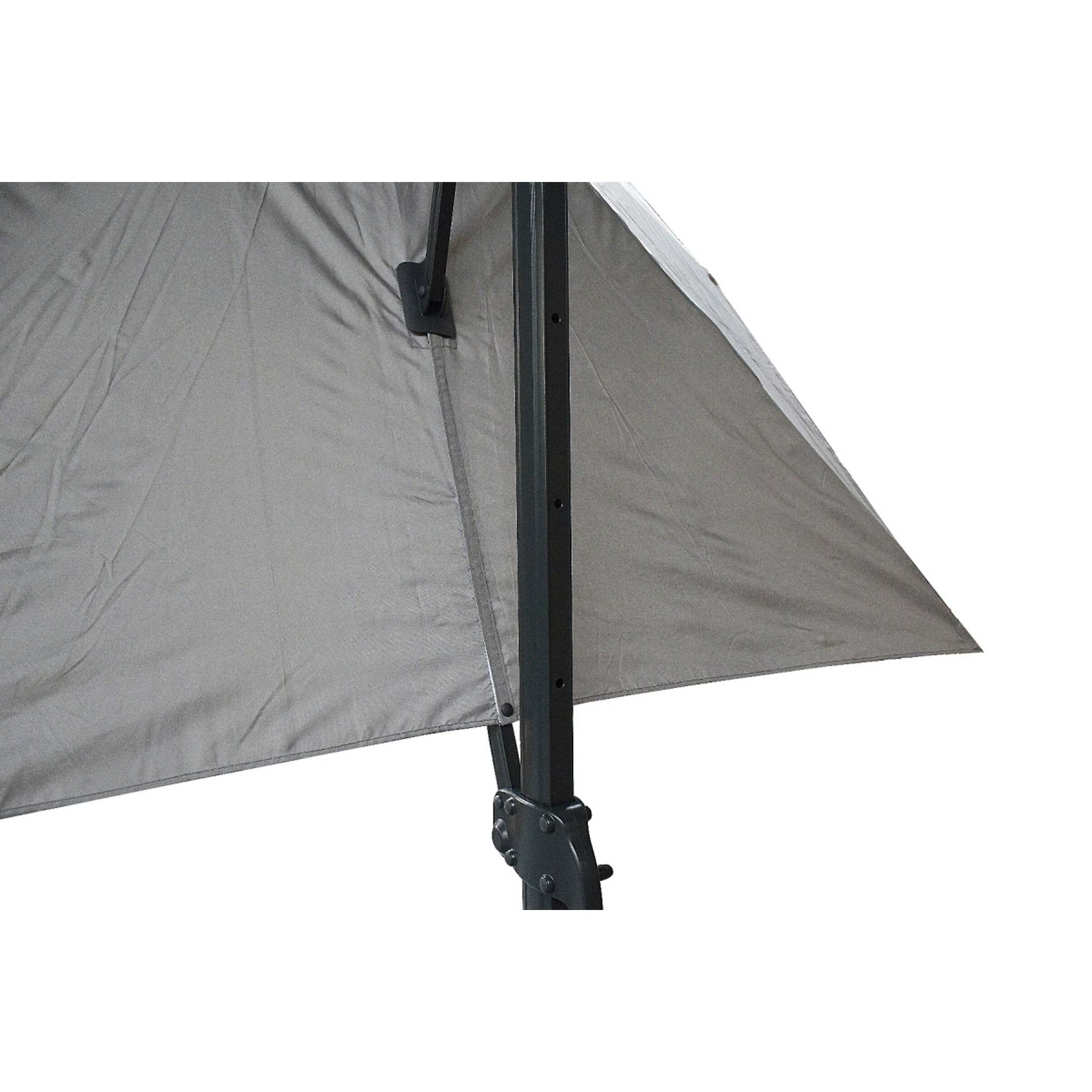 Grey 3m Square Rotating 360 Degree Cantilever Parasol