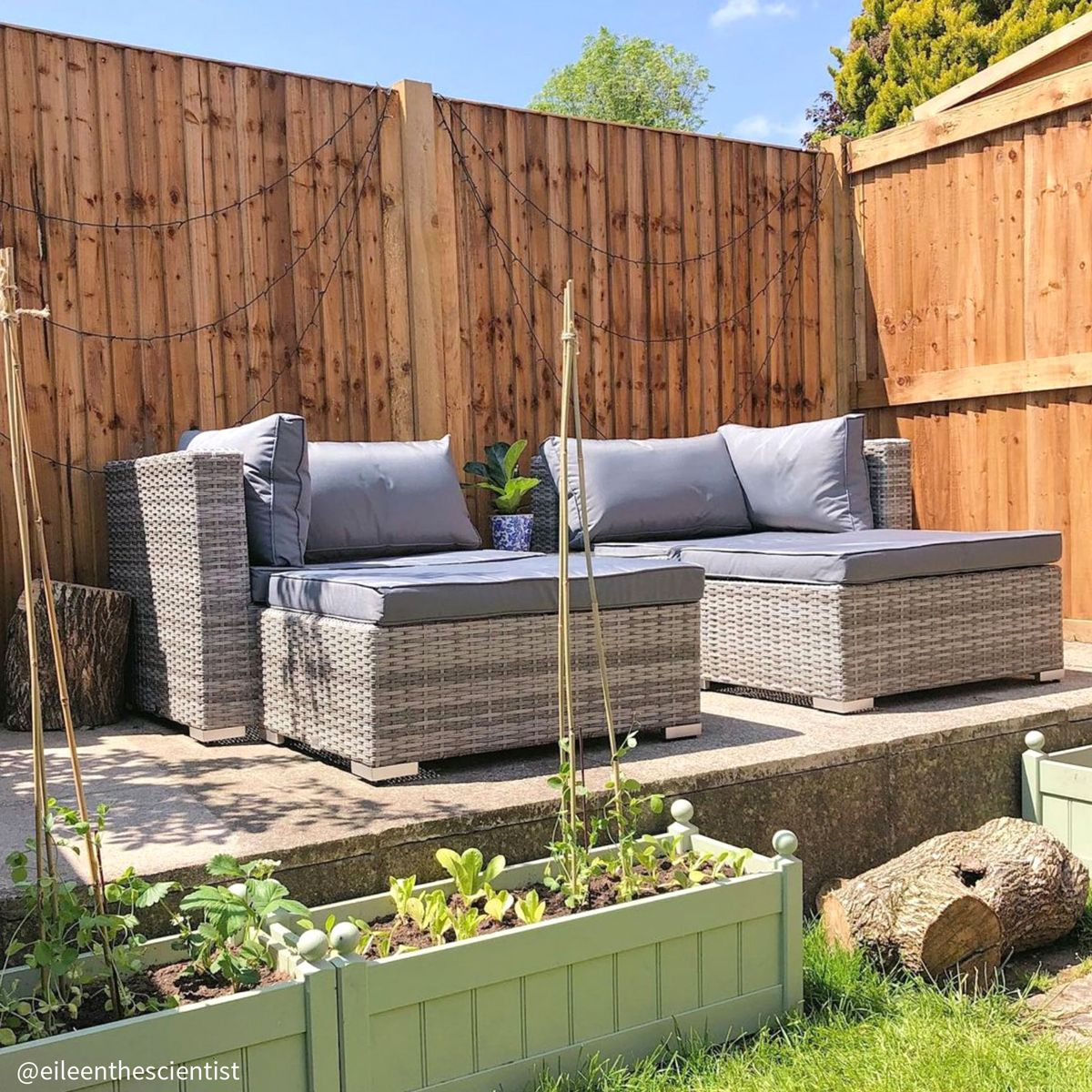 Wild Garden 2 Seater Daybed Lounge Set