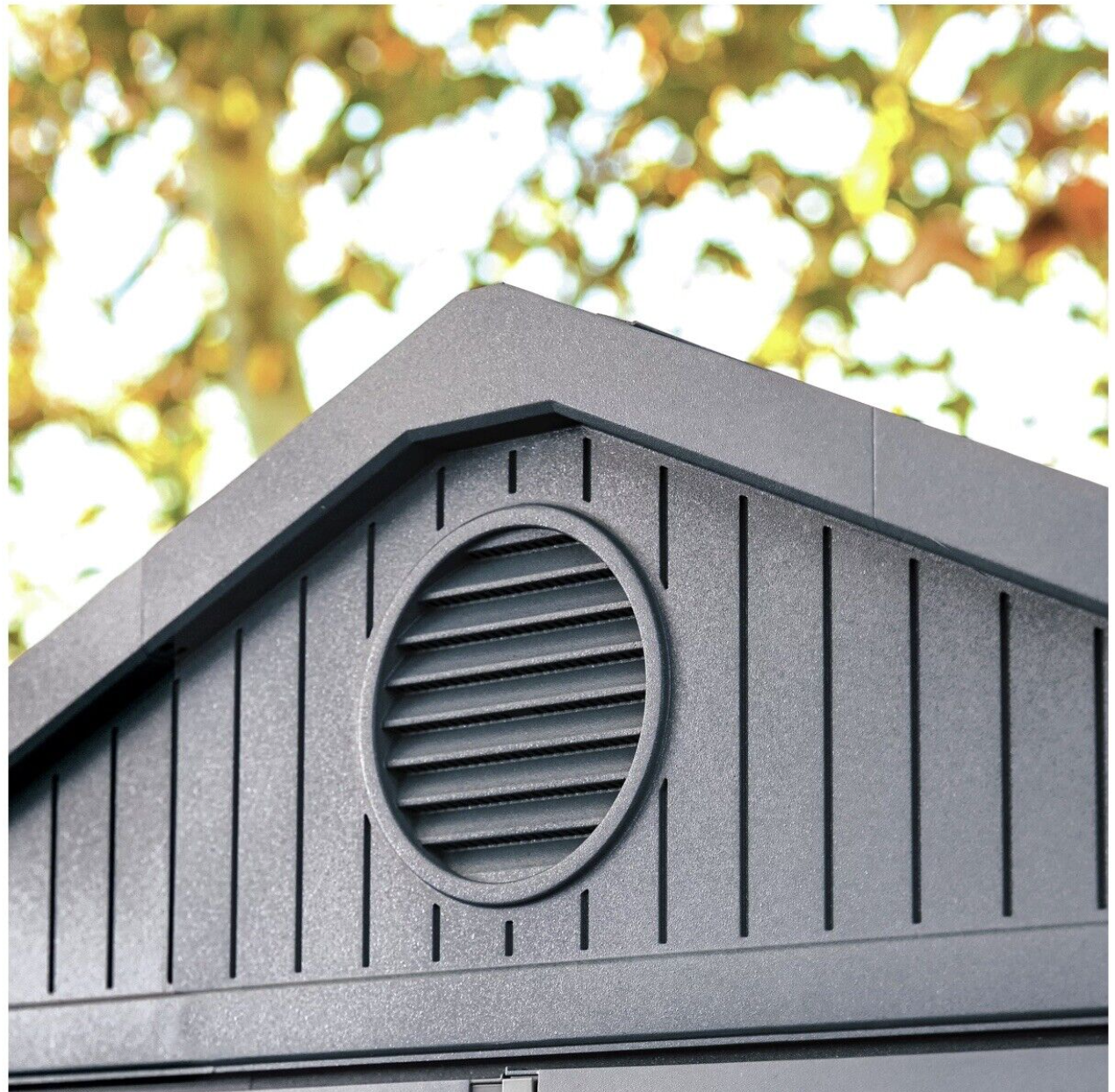 Keter Darwin 6 X 4 Ft Double Door Shed, Garden Storage Shed - Grey