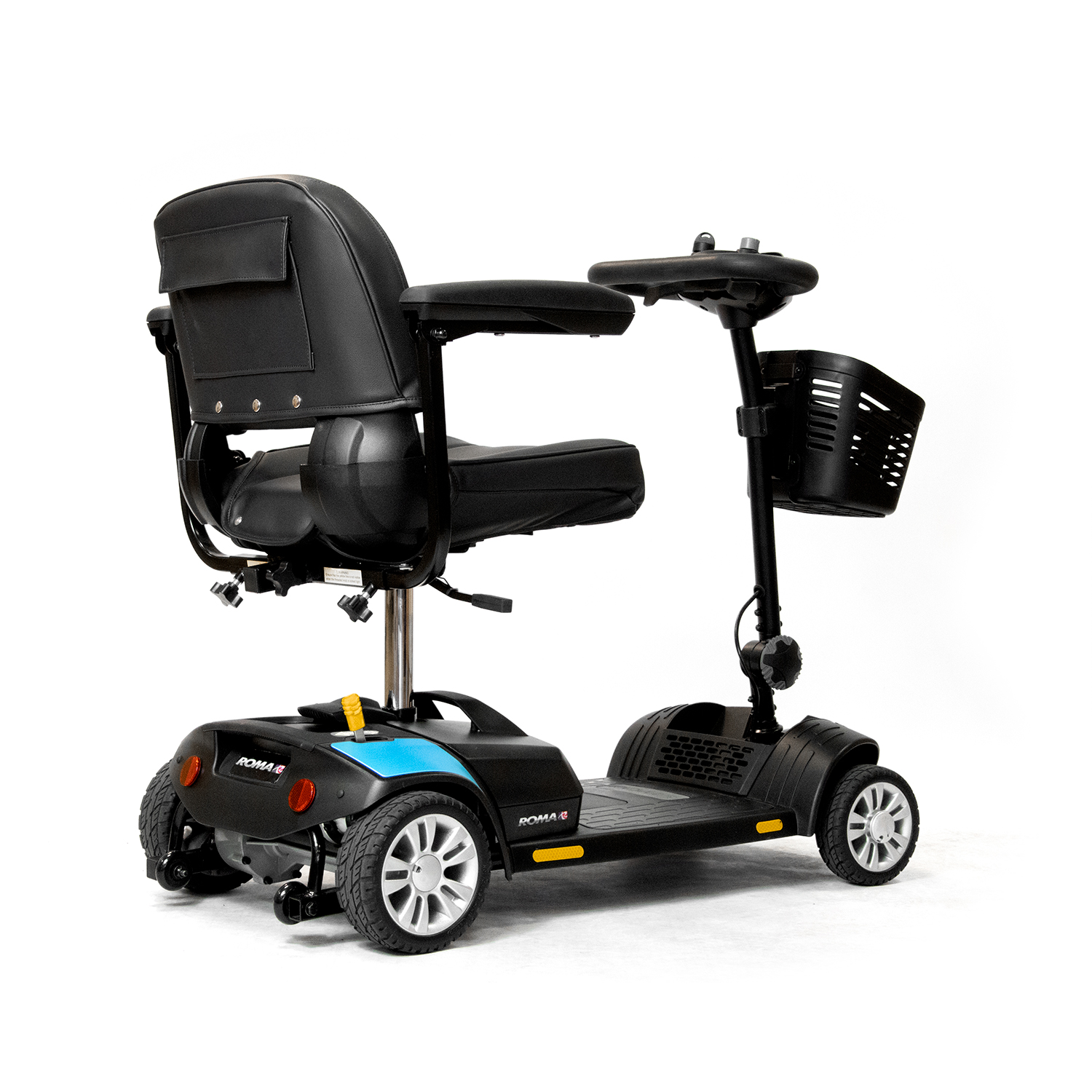 Roma Dallas Mobility Scooter NEVER USED Aqua Blue Portable Folding with Battery