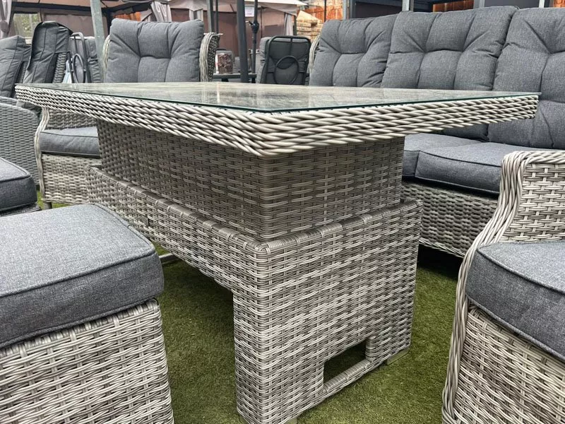 Sapcote Deluxe Reclining Lounge Set (Grey)