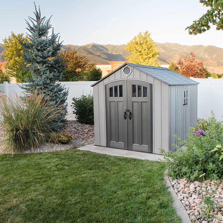Lifetime 8 Ft. x 10 Ft. Outdoor Storage Shed