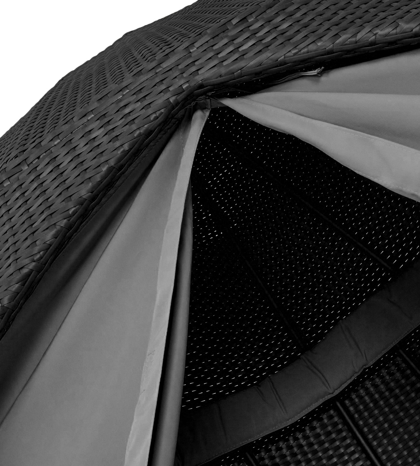 Vacation beach bed rattan bed terrace sun bed outdoor leisure birdcage sofa outdoor courtyard sun lounger