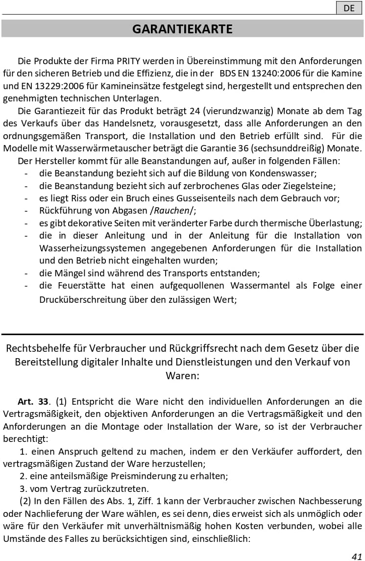 Wood Burning Cooking Stove With Oven,1P34,10 kw [Energy Class A]